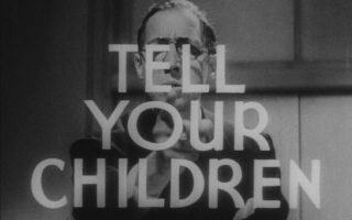 An incredibly subtle promo for Reefer Madness